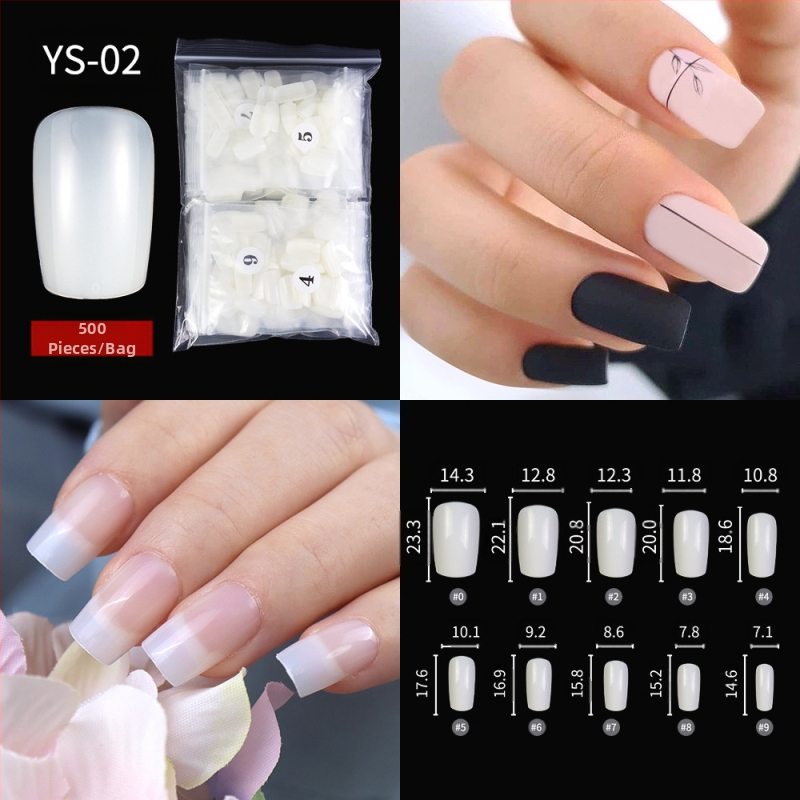 Uus prantsuse küüneplaat, piiriülesed poolkleebised, täiskleebised, kunstküüne plaaster, pikendatud küüneplaat