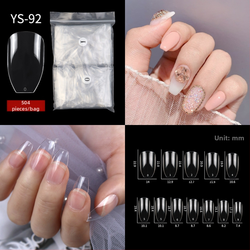 Uus prantsuse küüneplaat, piiriülesed poolkleebised, täiskleebised, kunstküüne plaaster, pikendatud küüneplaat