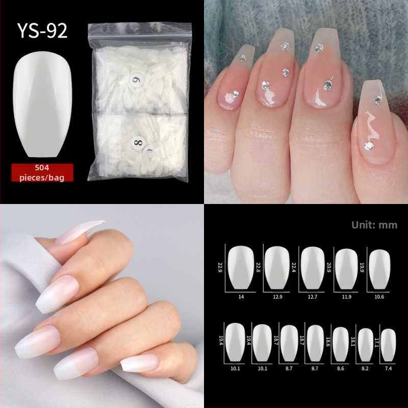 Uus prantsuse küüneplaat, piiriülesed poolkleebised, täiskleebised, kunstküüne plaaster, pikendatud küüneplaat