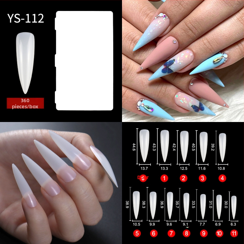 Uus prantsuse küüneplaat, piiriülesed poolkleebised, täiskleebised, kunstküüne plaaster, pikendatud küüneplaat