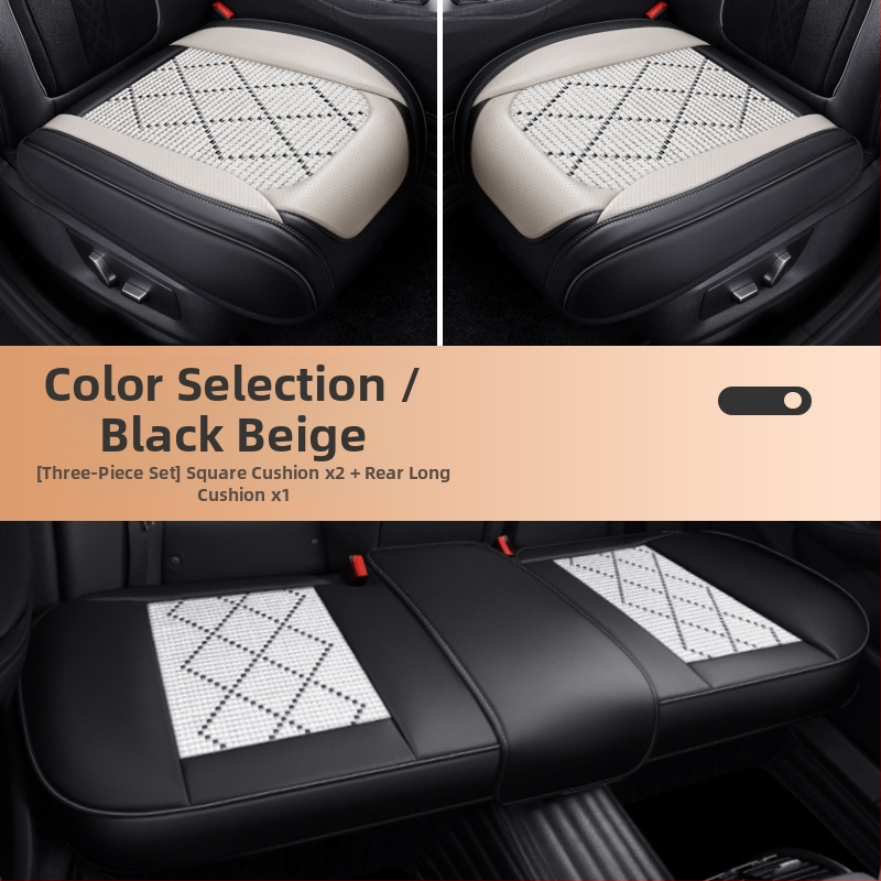 Dr. Jie autoistmepadi, universaalne suvine jahutuspadi, jääsiidist istmepadi, Nappa nahast kolmeosaline komplekt, üheosaline istmepadi