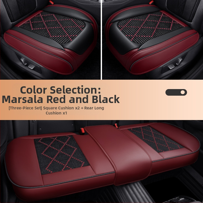 Dr. Jie autoistmepadi, universaalne suvine jahutuspadi, jääsiidist istmepadi, Nappa nahast kolmeosaline komplekt, üheosaline istmepadi