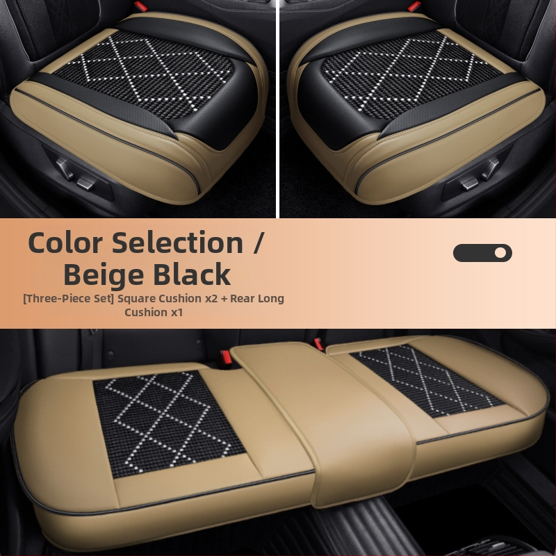 Dr. Jie autoistmepadi, universaalne suvine jahutuspadi, jääsiidist istmepadi, Nappa nahast kolmeosaline komplekt, üheosaline istmepadi