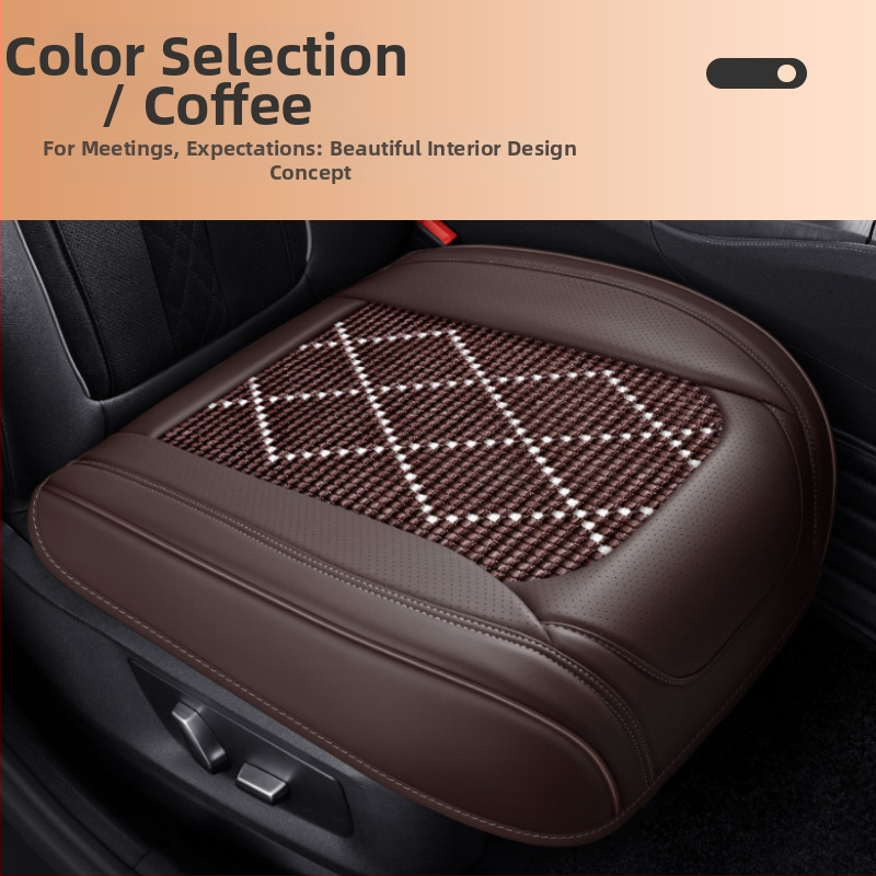 Dr. Jie autoistmepadi, universaalne suvine jahutuspadi, jääsiidist istmepadi, Nappa nahast kolmeosaline komplekt, üheosaline istmepadi