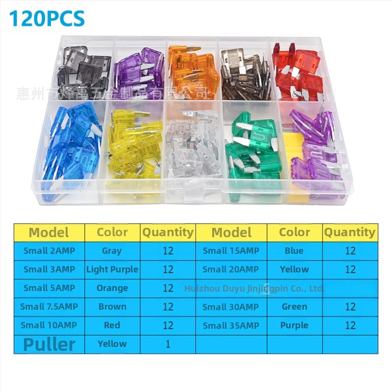 Tarpvalstybinis 306 vnt. automobilio saugiklių peiliukas, mažas ir vidutinis, mini cinko drožlių įdėklų saugiklių bandymo rašiklis