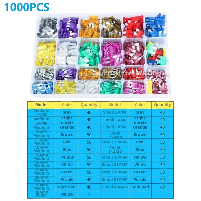 Tarpvalstybinis 306 vnt. automobilio saugiklių peiliukas, mažas ir vidutinis, mini cinko drožlių įdėklų saugiklių bandymo rašiklis