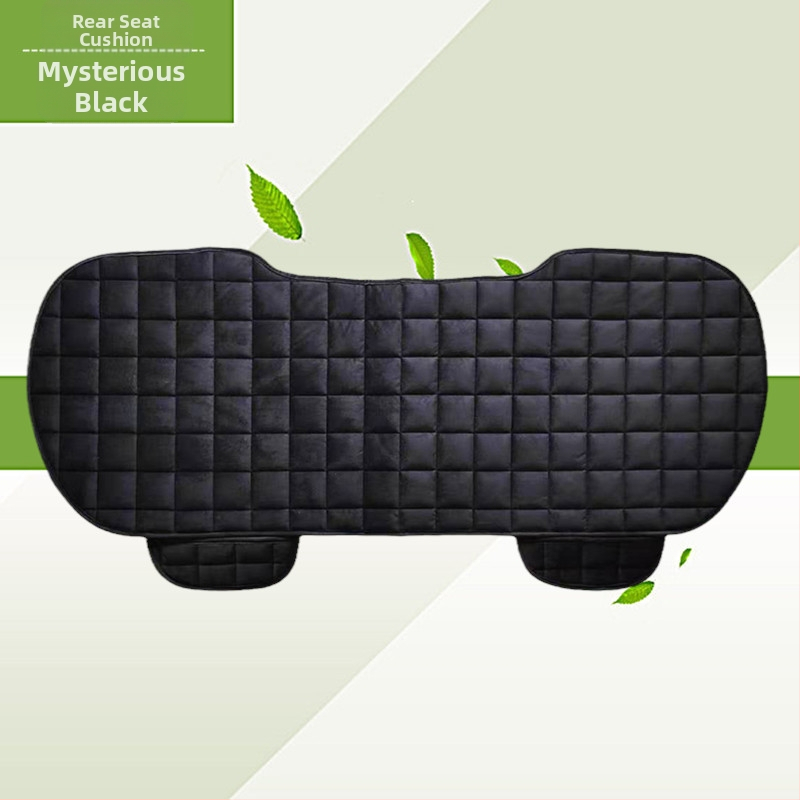 Talvine autoistmepadi ilma seljatoeta, ruudukujuline tikitud pehme, paelteta, soe kolmeosaline esi- ja tagarea ühe istmepadi