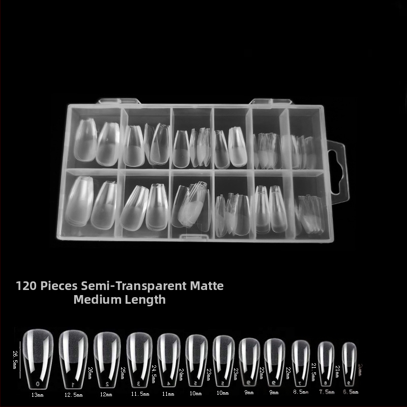 600 karbis küünekunsti küünetükki, volditud, jäljeta, nikerdamata, täiskleebisega, poolmatt, lühike, ruudukujuline, balleti kunstküüneplaaster