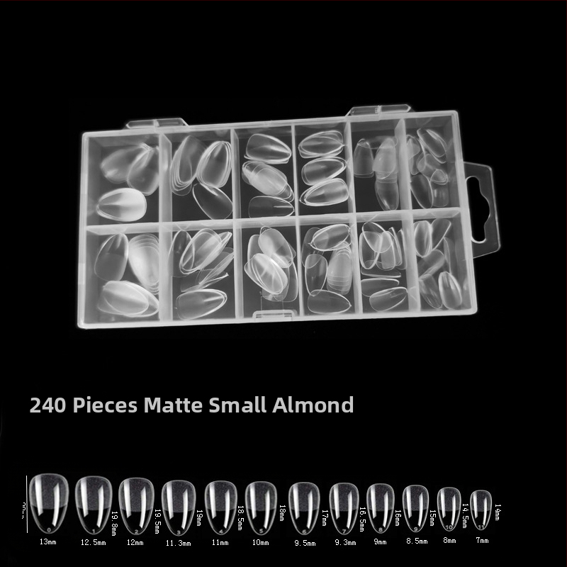 600 karbis küünekunsti küünetükki, volditud, jäljeta, nikerdamata, täiskleebisega, poolmatt, lühike, ruudukujuline, balleti kunstküüneplaaster