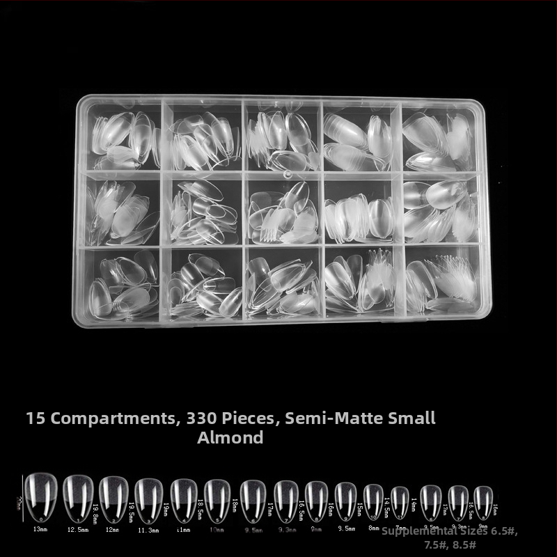 600 karbis küünekunsti küünetükki, volditud, jäljeta, nikerdamata, täiskleebisega, poolmatt, lühike, ruudukujuline, balleti kunstküüneplaaster