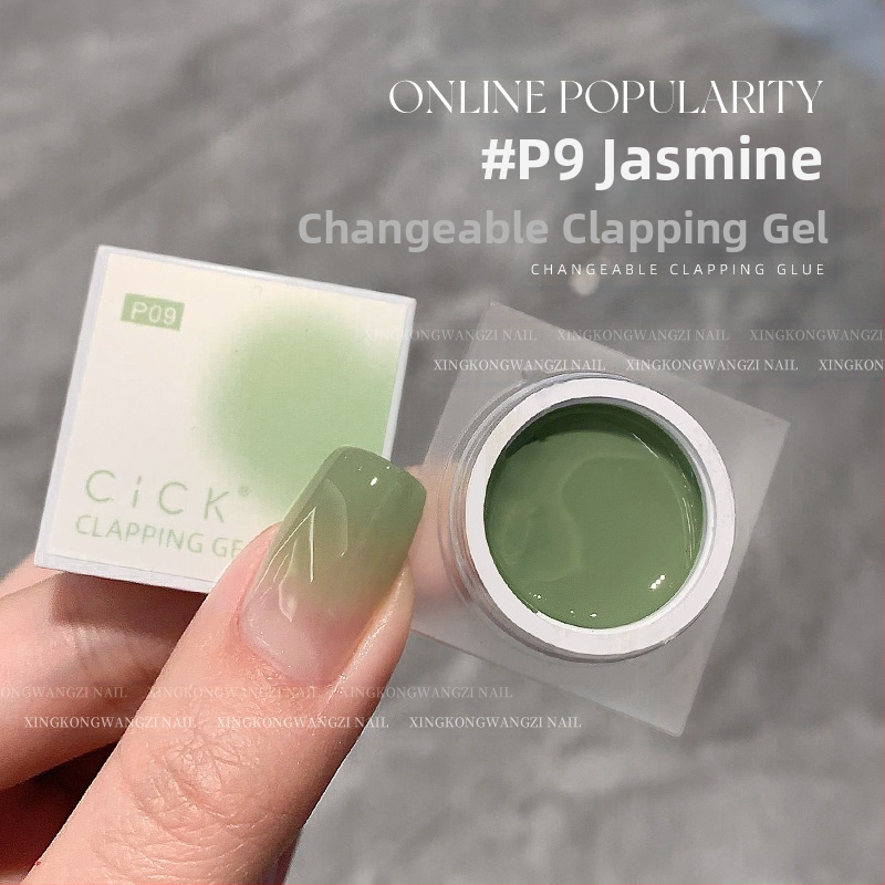 Maniküür Ümmargune ots Terav gradientkäsn Pea Poke Pen Pat Liim Määrdunud Põsepuna Värvitud DIY Küünesalongi Tööriist