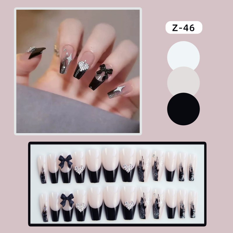 Z41-80 teemantküünelakk, prantsuse Simi värvitud kroonlehtedega, elegantne prantsuse küünelakk, hulgimüük