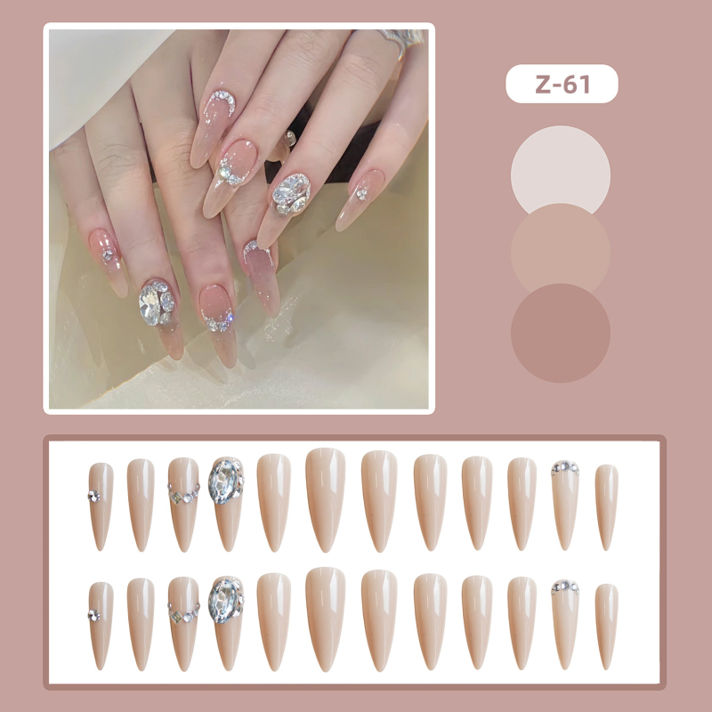 Z41-80 teemantküünelakk, prantsuse Simi värvitud kroonlehtedega, elegantne prantsuse küünelakk, hulgimüük