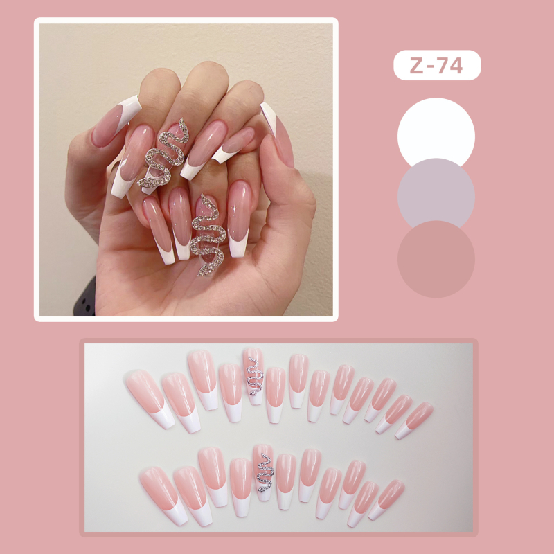 Z41-80 teemantküünelakk, prantsuse Simi värvitud kroonlehtedega, elegantne prantsuse küünelakk, hulgimüük