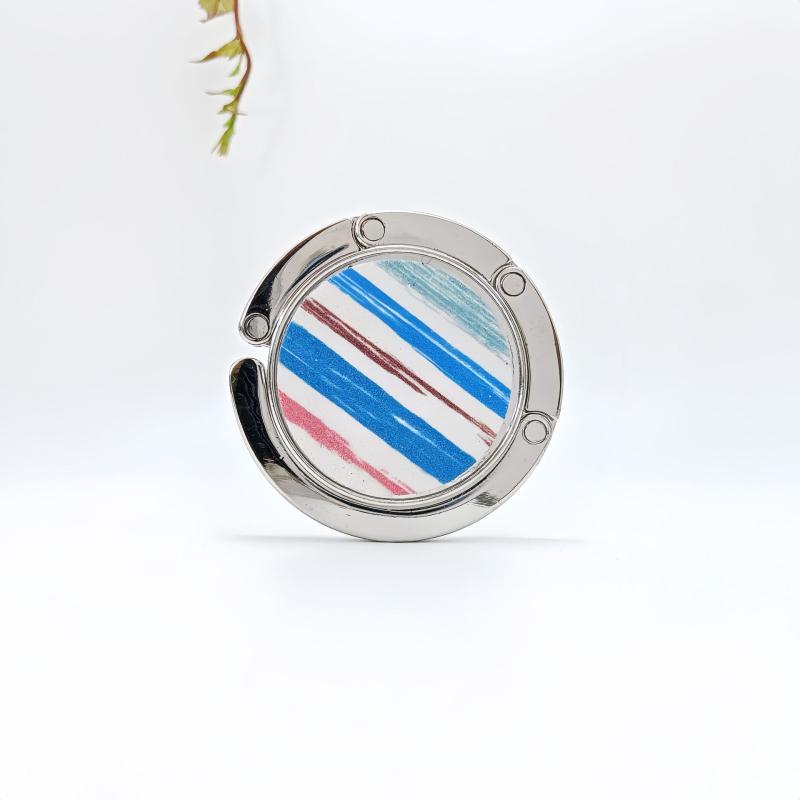 Kokkupandav kaasaskantav ümmargune laud käekoti konks õpilase koolikoti konksu kott konksu käsitöö kingitus