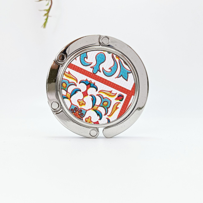 Kokkupandav kaasaskantav ümmargune laud käekoti konks õpilase koolikoti konksu kott konksu käsitöö kingitus