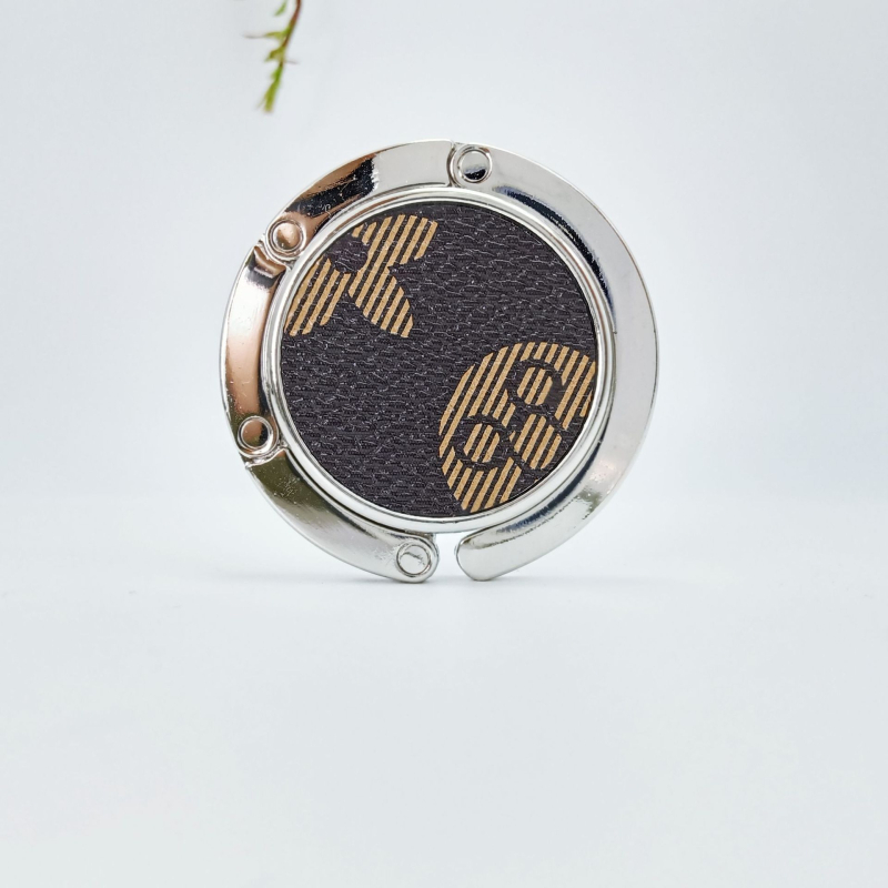 Kokkupandav kaasaskantav ümmargune laud käekoti konks õpilase koolikoti konksu kott konksu käsitöö kingitus