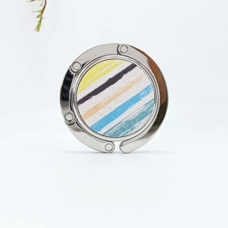 Kokkupandav kaasaskantav ümmargune laud käekoti konks õpilase koolikoti konksu kott konksu käsitöö kingitus