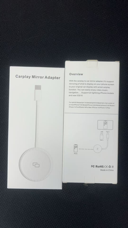 Piemērots Apple mobilā tālruņa CarPlay oriģinālajai automašīnai, kas savienota ar bezvadu viedās AIBOX kastes automašīnas adapteri