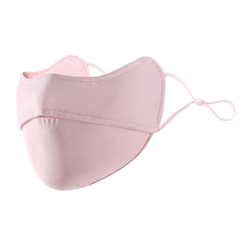 Γυναικεία Μάσκα Αντηλιακής Προστασίας για Γωνία Ματιών, Αναπνέουσα, Καλοκαιρινή, Αντι-υπεριώδης, Ντεγκραντέ, Πάγος, Μεταξωτή Στερεοφωνική Μάσκα Σκίασης UPF50