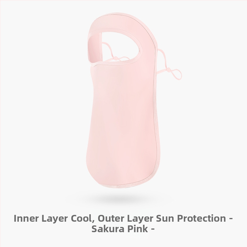 Γυναικεία Μάσκα Αντηλιακής Προστασίας για Γωνία Ματιών, Αναπνέουσα, Καλοκαιρινή, Αντι-υπεριώδης, Ντεγκραντέ, Πάγος, Μεταξωτή Στερεοφωνική Μάσκα Σκίασης UPF50