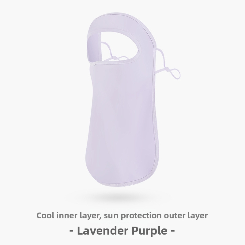 Γυναικεία Μάσκα Αντηλιακής Προστασίας για Γωνία Ματιών, Αναπνέουσα, Καλοκαιρινή, Αντι-υπεριώδης, Ντεγκραντέ, Πάγος, Μεταξωτή Στερεοφωνική Μάσκα Σκίασης UPF50