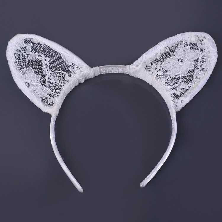 Must pitsist kassikõrva peapael seksikas loor Pure Desire jänku kõrv cosplay väike metsikkass peapael Pure Desire stiilis