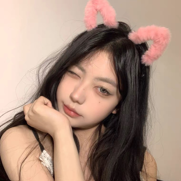 Must pitsist kassikõrva peapael seksikas loor Pure Desire jänku kõrv cosplay väike metsikkass peapael Pure Desire stiilis