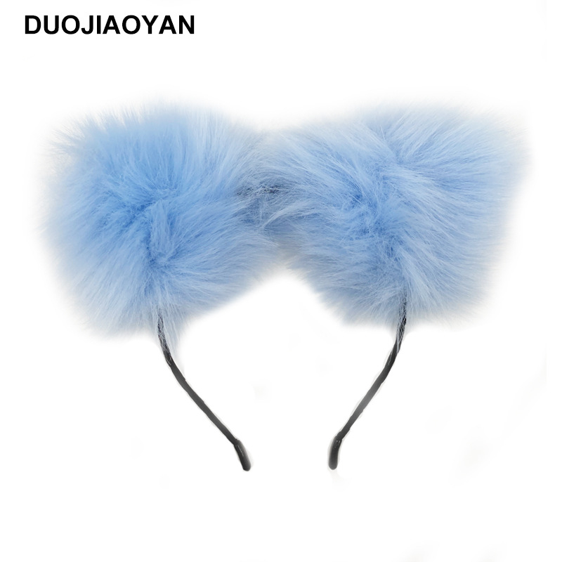 Must pitsist kassikõrva peapael seksikas loor Pure Desire jänku kõrv cosplay väike metsikkass peapael Pure Desire stiilis