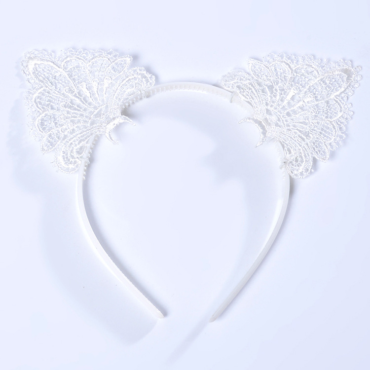 Must pitsist kassikõrva peapael seksikas loor Pure Desire jänku kõrv cosplay väike metsikkass peapael Pure Desire stiilis