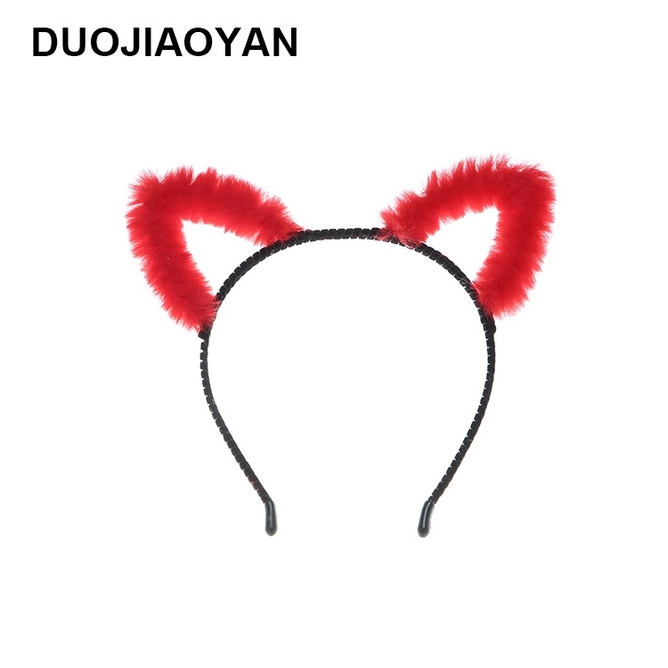 Must pitsist kassikõrva peapael seksikas loor Pure Desire jänku kõrv cosplay väike metsikkass peapael Pure Desire stiilis