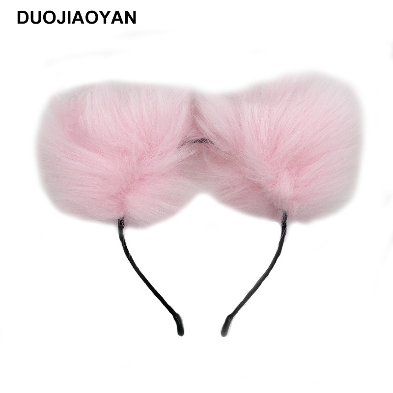 Must pitsist kassikõrva peapael seksikas loor Pure Desire jänku kõrv cosplay väike metsikkass peapael Pure Desire stiilis