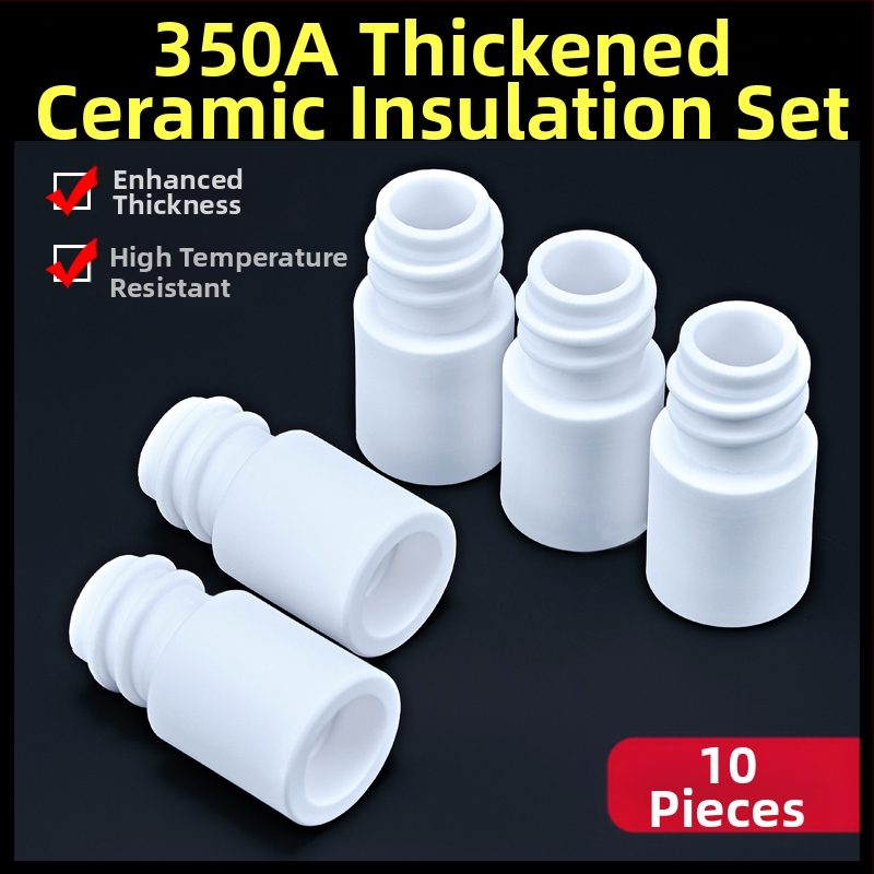 1K kaitseotsik Euroopa gaasiga varjestatud keevituspüstoli lisatarvikud õhuvaba kaitsehülssotsik 200A keraamiline kahe varjestusega keevitusmasina portselanotsik