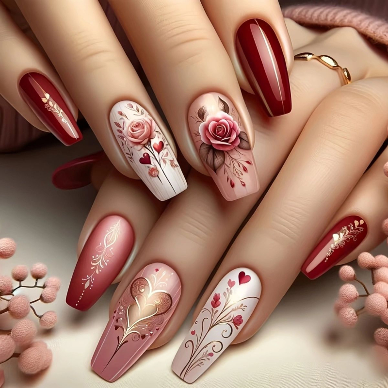 Pārrobežu karsti Eiropas un Amerikas krāšņi, saldi, vēsi, dzirkstoša tekstūra, kontrastējoša krāsa, rhinestones, Eiropas kvadrātveida, valkājami nagi, gari, mākslīgie nagi, vairumtirdzniecība