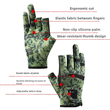 Uued kalastuskindad meestele kevad- ja suveks, kolme sõrmega Luya kindad naistele, päikesekaitsekreem, kiiresti kuivavad, spetsiaalsed jääsiidist kindad, hingavad, libisemiskindlad, kulumiskindlad