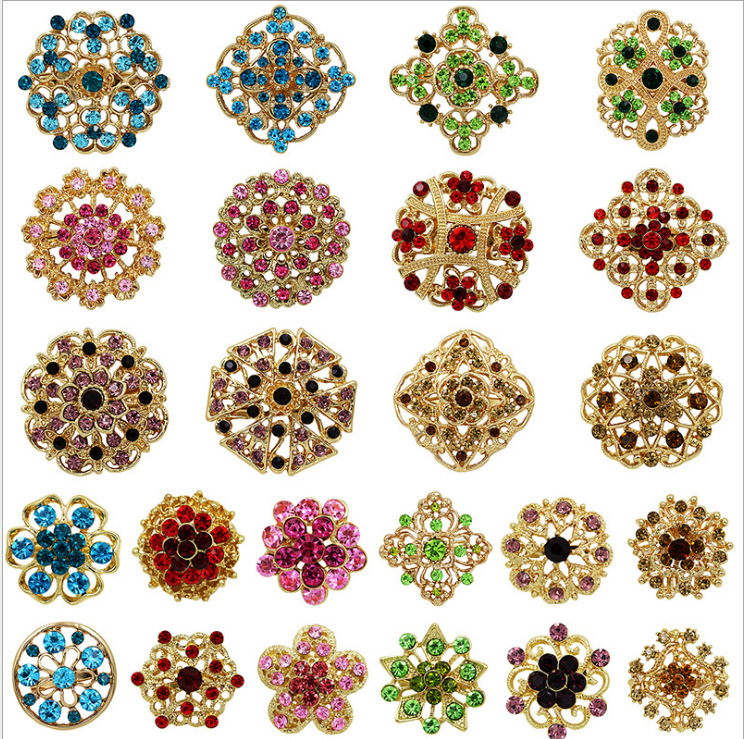 Euroopa ja Ameerika moekaardi väike pross, inkrusteeritud rhinestonesulamist korsett käsitsi lille rõivaaksessuaaride nööpnõelte tootjate hulgimüük