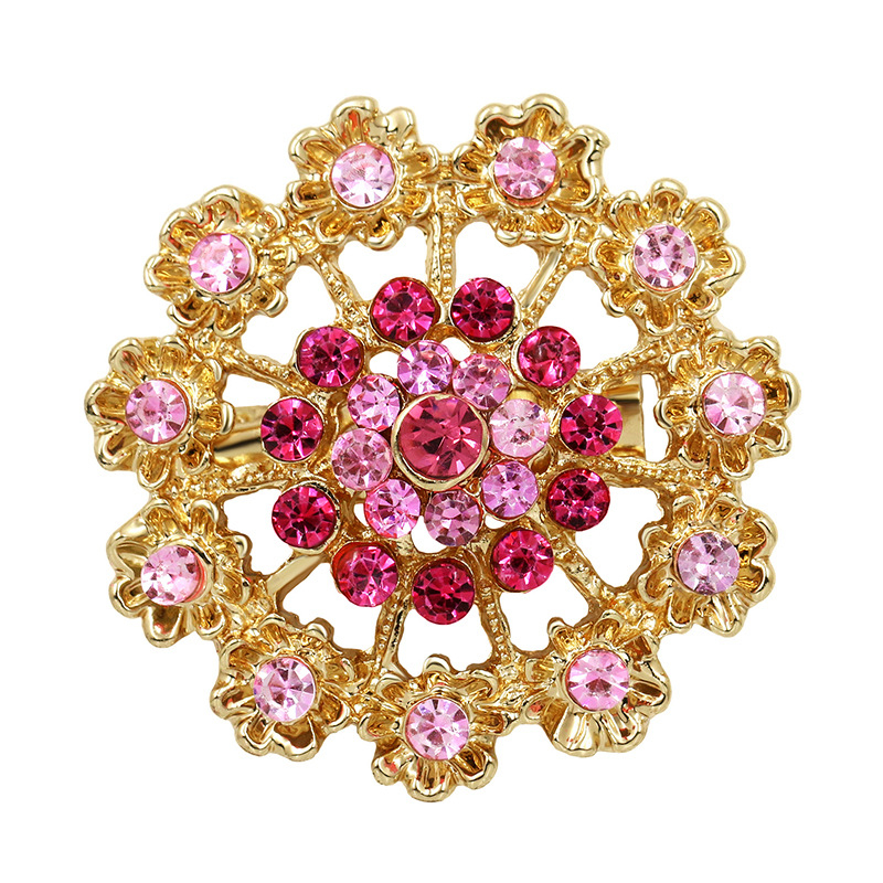 Euroopa ja Ameerika moekaardi väike pross, inkrusteeritud rhinestonesulamist korsett käsitsi lille rõivaaksessuaaride nööpnõelte tootjate hulgimüük