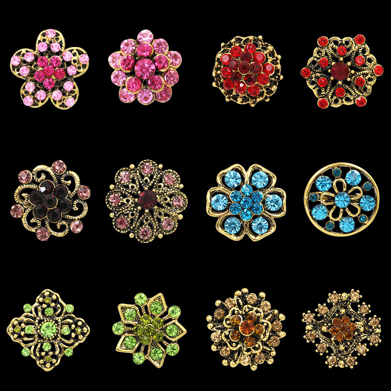 Euroopa ja Ameerika moekaardi väike pross, inkrusteeritud rhinestonesulamist korsett käsitsi lille rõivaaksessuaaride nööpnõelte tootjate hulgimüük