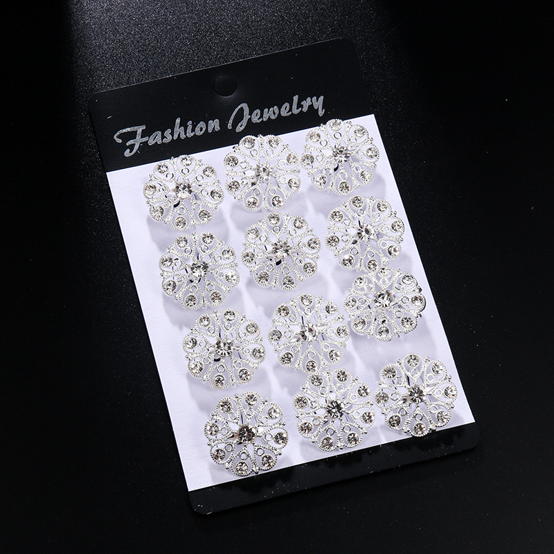 Euroopa ja Ameerika moekaardi väike pross, inkrusteeritud rhinestonesulamist korsett käsitsi lille rõivaaksessuaaride nööpnõelte tootjate hulgimüük