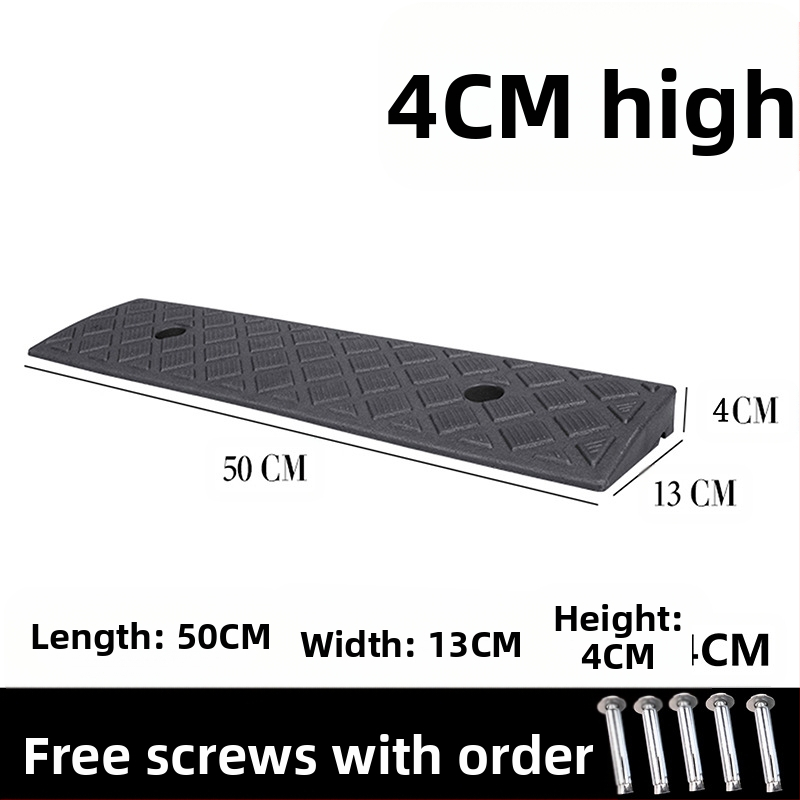 Μαξιλάρι για να ανεβείτε στο αυτοκίνητο, τον δρόμο και την άκρη του δρόμου, πλαστικό μαξιλάρι κατωφλιού οικιακής χρήσης, μαξιλάρι τριγωνικής κλίσης σκαλοπατιού, μαξιλάρι σκαλοπατιού με κλίση δοντιού
