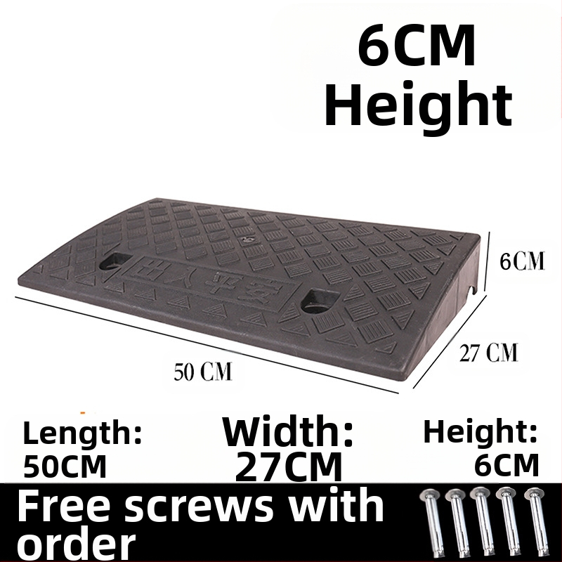 Μαξιλάρι για να ανεβείτε στο αυτοκίνητο, τον δρόμο και την άκρη του δρόμου, πλαστικό μαξιλάρι κατωφλιού οικιακής χρήσης, μαξιλάρι τριγωνικής κλίσης σκαλοπατιού, μαξιλάρι σκαλοπατιού με κλίση δοντιού