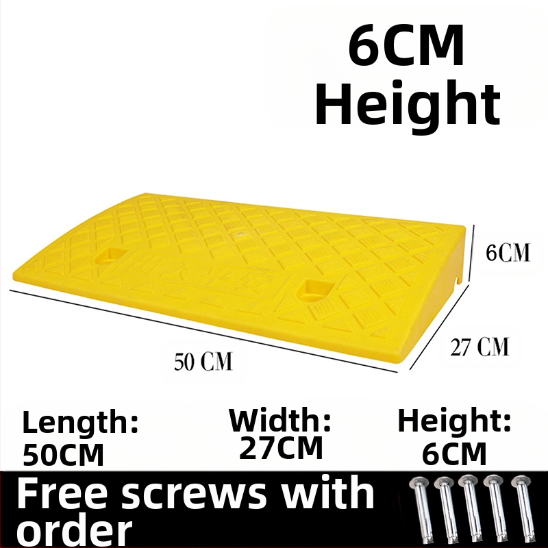Μαξιλάρι για να ανεβείτε στο αυτοκίνητο, τον δρόμο και την άκρη του δρόμου, πλαστικό μαξιλάρι κατωφλιού οικιακής χρήσης, μαξιλάρι τριγωνικής κλίσης σκαλοπατιού, μαξιλάρι σκαλοπατιού με κλίση δοντιού