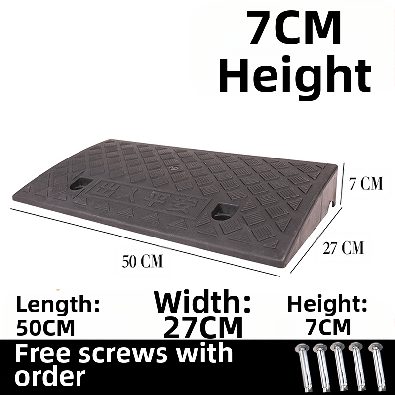 Μαξιλάρι για να ανεβείτε στο αυτοκίνητο, τον δρόμο και την άκρη του δρόμου, πλαστικό μαξιλάρι κατωφλιού οικιακής χρήσης, μαξιλάρι τριγωνικής κλίσης σκαλοπατιού, μαξιλάρι σκαλοπατιού με κλίση δοντιού