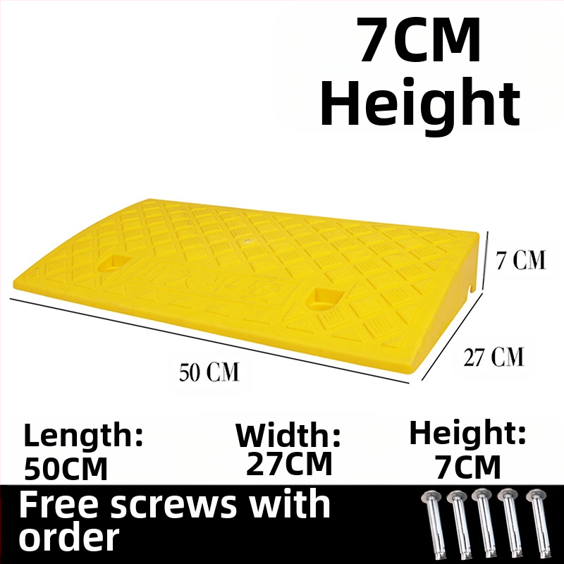 Μαξιλάρι για να ανεβείτε στο αυτοκίνητο, τον δρόμο και την άκρη του δρόμου, πλαστικό μαξιλάρι κατωφλιού οικιακής χρήσης, μαξιλάρι τριγωνικής κλίσης σκαλοπατιού, μαξιλάρι σκαλοπατιού με κλίση δοντιού