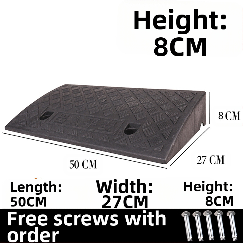 Μαξιλάρι για να ανεβείτε στο αυτοκίνητο, τον δρόμο και την άκρη του δρόμου, πλαστικό μαξιλάρι κατωφλιού οικιακής χρήσης, μαξιλάρι τριγωνικής κλίσης σκαλοπατιού, μαξιλάρι σκαλοπατιού με κλίση δοντιού