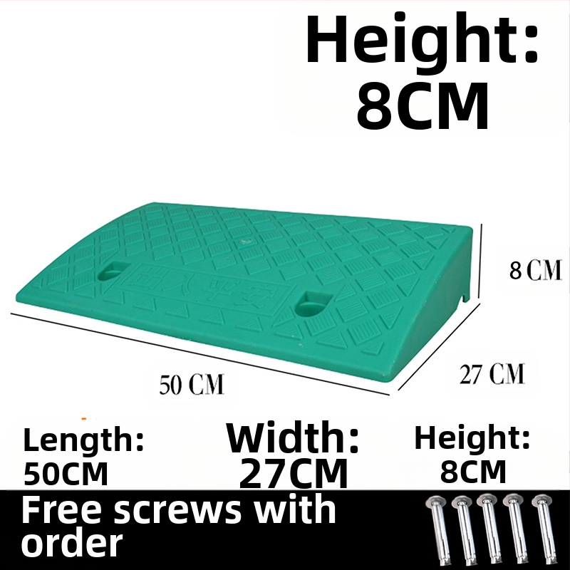 Μαξιλάρι για να ανεβείτε στο αυτοκίνητο, τον δρόμο και την άκρη του δρόμου, πλαστικό μαξιλάρι κατωφλιού οικιακής χρήσης, μαξιλάρι τριγωνικής κλίσης σκαλοπατιού, μαξιλάρι σκαλοπατιού με κλίση δοντιού