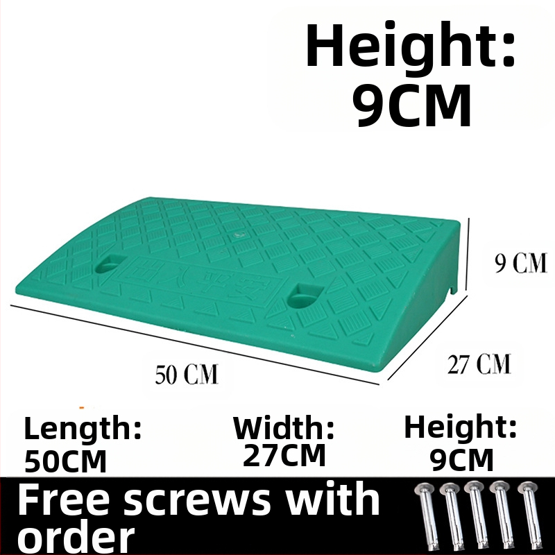 Μαξιλάρι για να ανεβείτε στο αυτοκίνητο, τον δρόμο και την άκρη του δρόμου, πλαστικό μαξιλάρι κατωφλιού οικιακής χρήσης, μαξιλάρι τριγωνικής κλίσης σκαλοπατιού, μαξιλάρι σκαλοπατιού με κλίση δοντιού