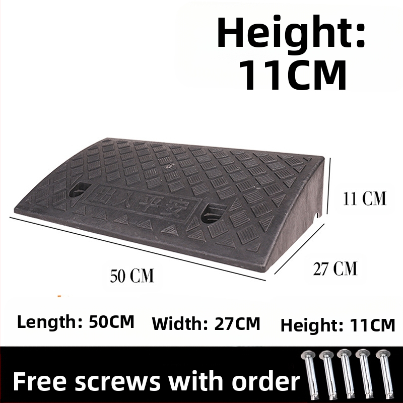 Μαξιλάρι για να ανεβείτε στο αυτοκίνητο, τον δρόμο και την άκρη του δρόμου, πλαστικό μαξιλάρι κατωφλιού οικιακής χρήσης, μαξιλάρι τριγωνικής κλίσης σκαλοπατιού, μαξιλάρι σκαλοπατιού με κλίση δοντιού