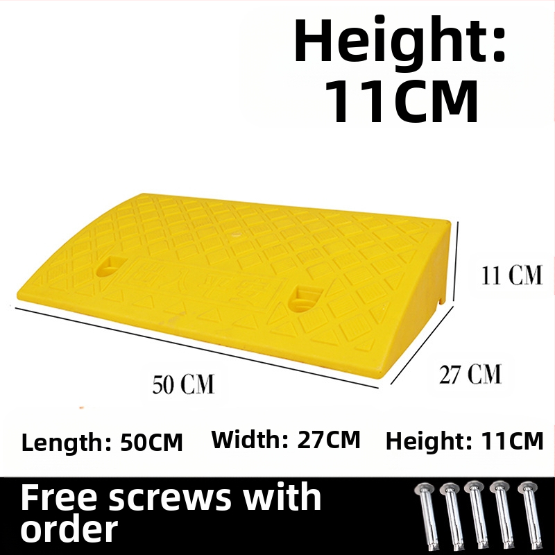 Μαξιλάρι για να ανεβείτε στο αυτοκίνητο, τον δρόμο και την άκρη του δρόμου, πλαστικό μαξιλάρι κατωφλιού οικιακής χρήσης, μαξιλάρι τριγωνικής κλίσης σκαλοπατιού, μαξιλάρι σκαλοπατιού με κλίση δοντιού