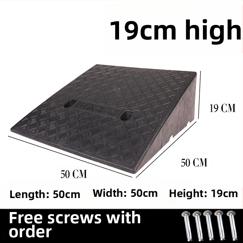 Μαξιλάρι για να ανεβείτε στο αυτοκίνητο, τον δρόμο και την άκρη του δρόμου, πλαστικό μαξιλάρι κατωφλιού οικιακής χρήσης, μαξιλάρι τριγωνικής κλίσης σκαλοπατιού, μαξιλάρι σκαλοπατιού με κλίση δοντιού